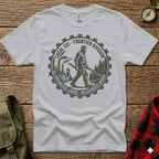 White t-shirt graphic: Local 501 Frontier Division Organized Labor Wilderness Bound.