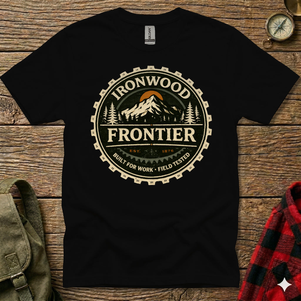 Ironwood Frontier est. 1876 Built for Work Field Tested t-shirt.