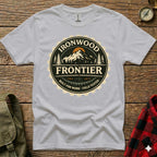 Grey t-shirt with "Ironwood Frontier Built for Work Field Tested" graphic.