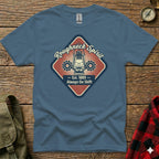 T-shirt with "Roughneck Spirit Est. 1889 Always On Shift" text and lantern graphic.