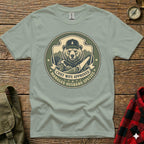 Bear in plaid hat holds saw, "Chief Wife Approved" text on shirt.